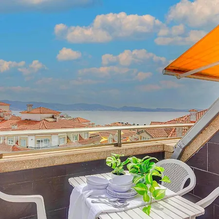 Ocean View Penthouse Apartment Sanxenxo Exterior photo